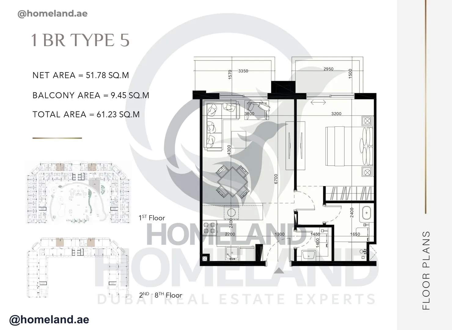 Laya Heights, 1 BR, Type 5, 656 SQFT