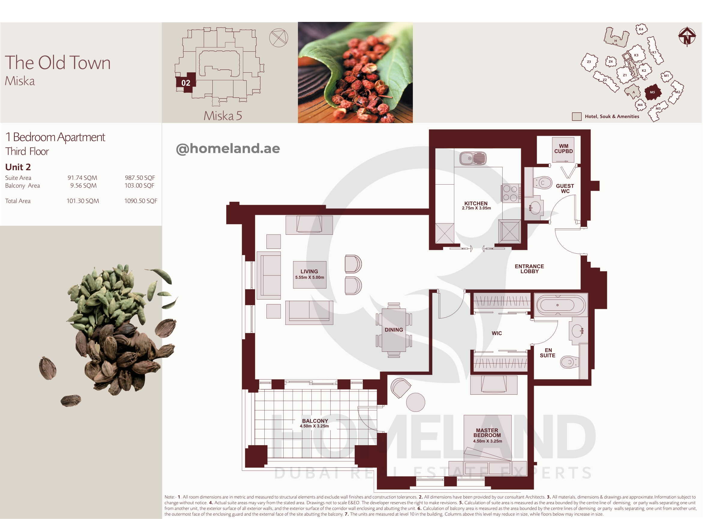 The Old Town Miska 5, Third Floor, 1 BR, Unit 2, 1090 SQFT