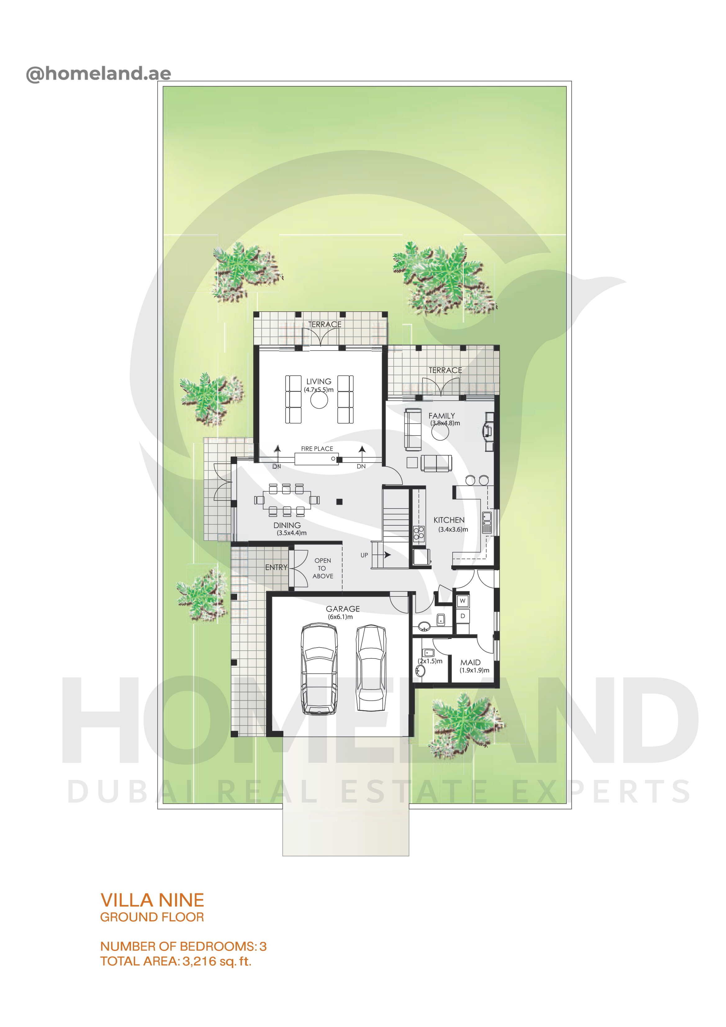 Savannah, Villa Nine, 3 BR, 3216 SQFT, Ground Floor