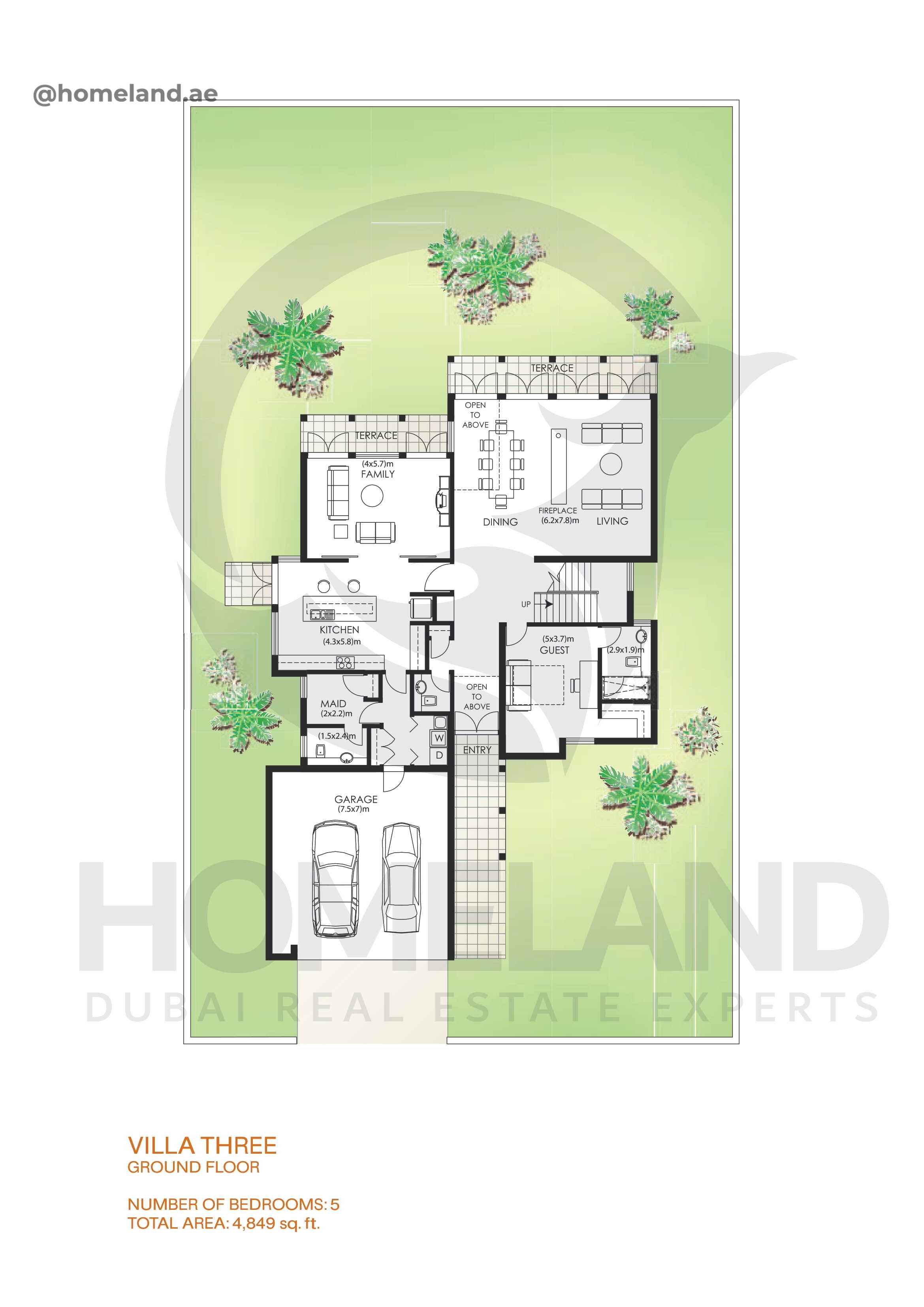 Savannah, Villa Three, 5 BR, 4849 SQFT, Ground Floor