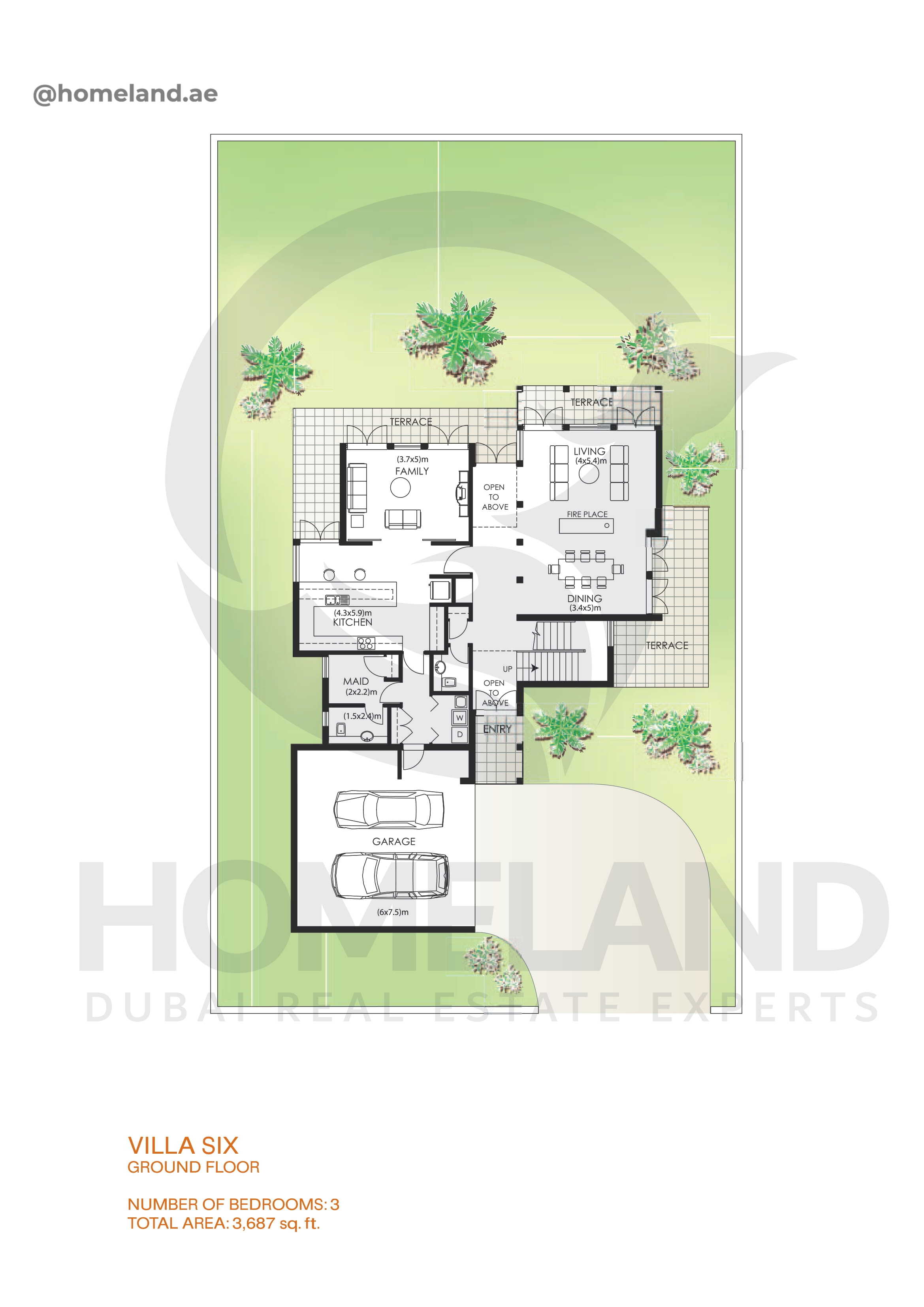 Savannah, Villa Six, 3 BR, 3687 SQFT, Ground Floor