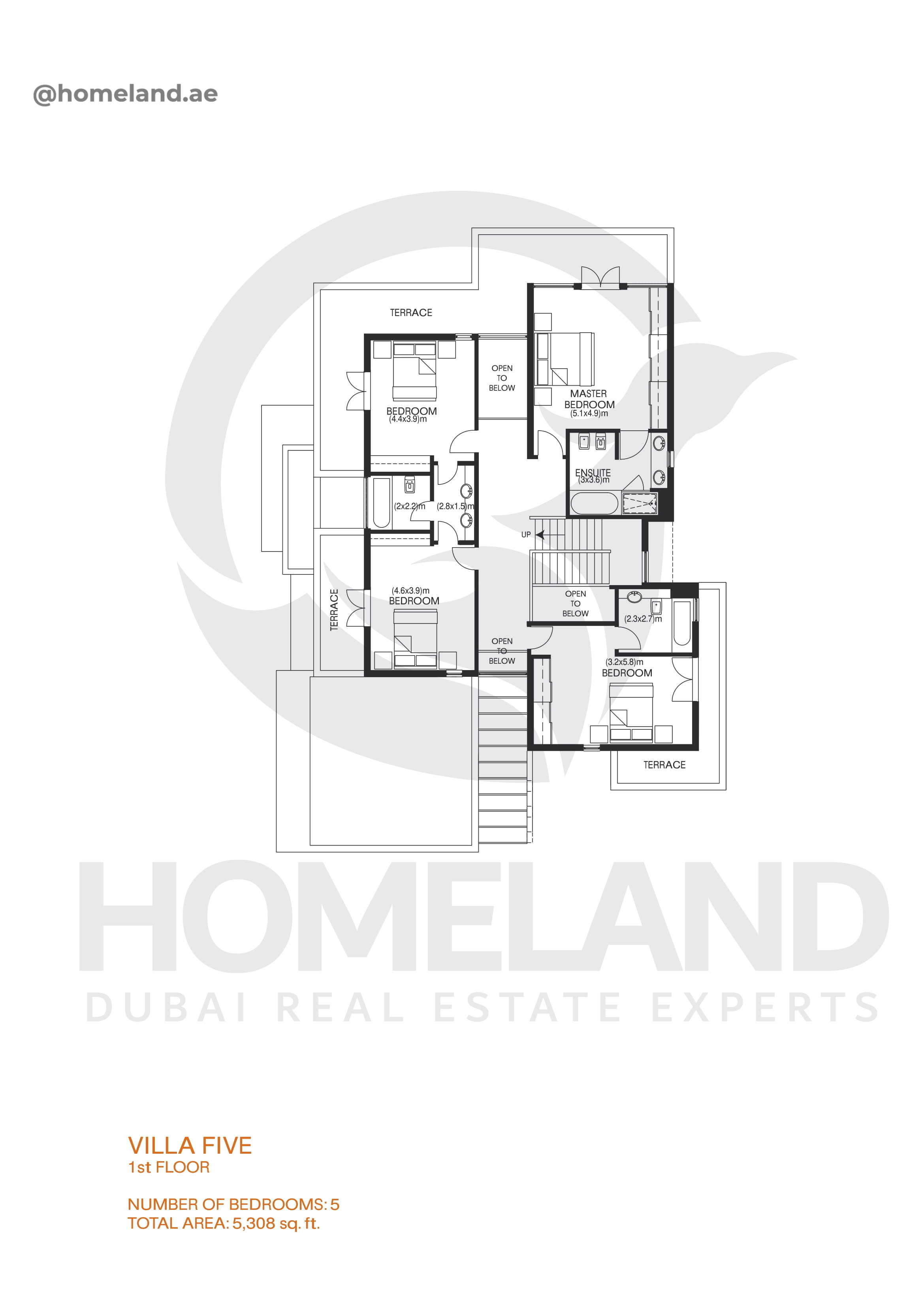 Savannah, Villa Five, 5 BR, 5308 SQFT, First Floor