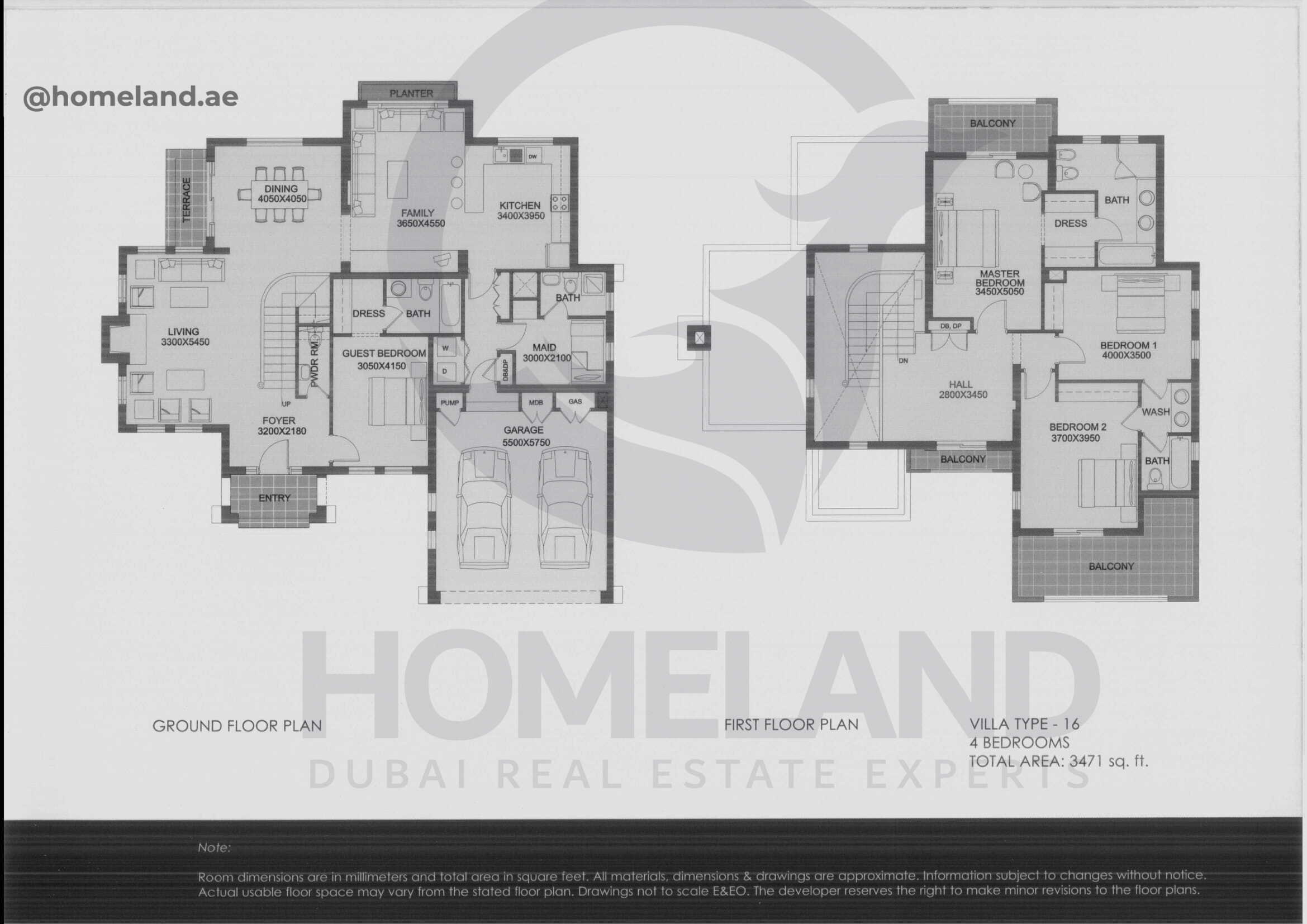 Terra Nova, Type 16, 4 BR, 3471 SQFT
