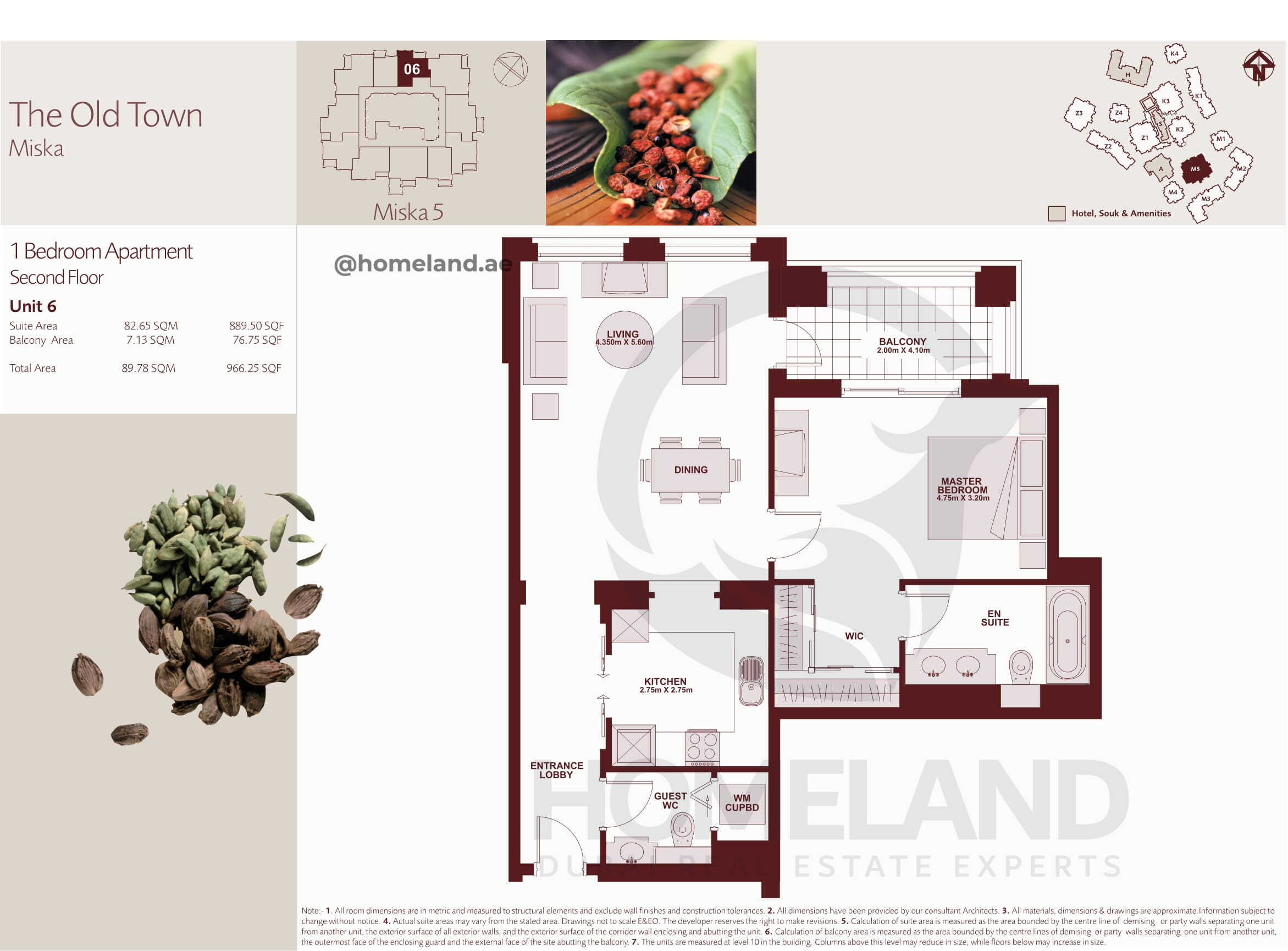 The Old Town Miska 5, Second Floor, 1 BR, Unit 6, 966 SQFT