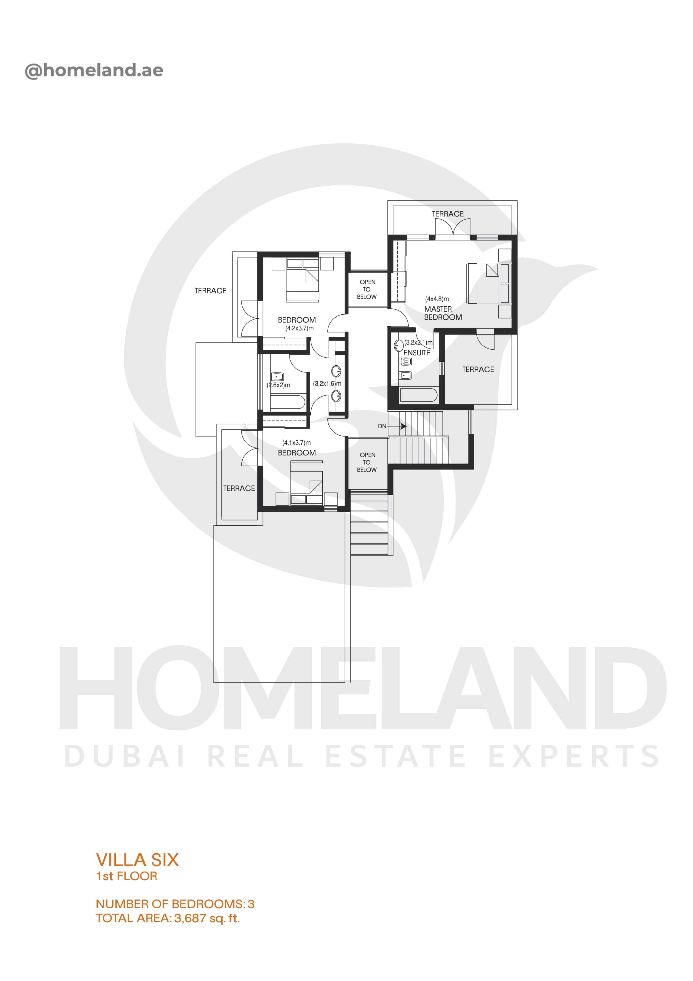 Savannah, Villa Six, 3 BR, 3687 SQFT, First Floor