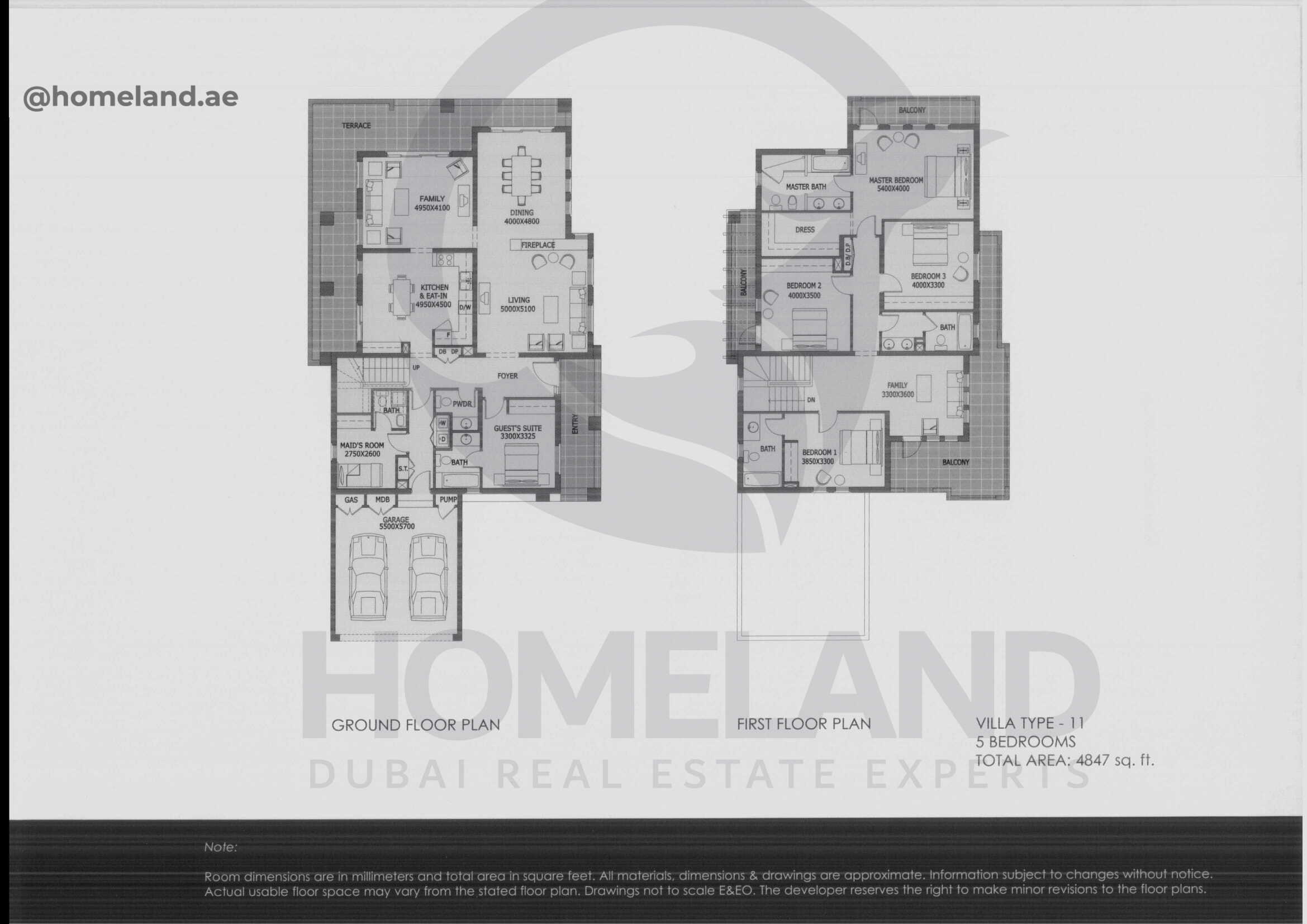 Terra Nova, Type 11, 5 BR, 4847 SQFT