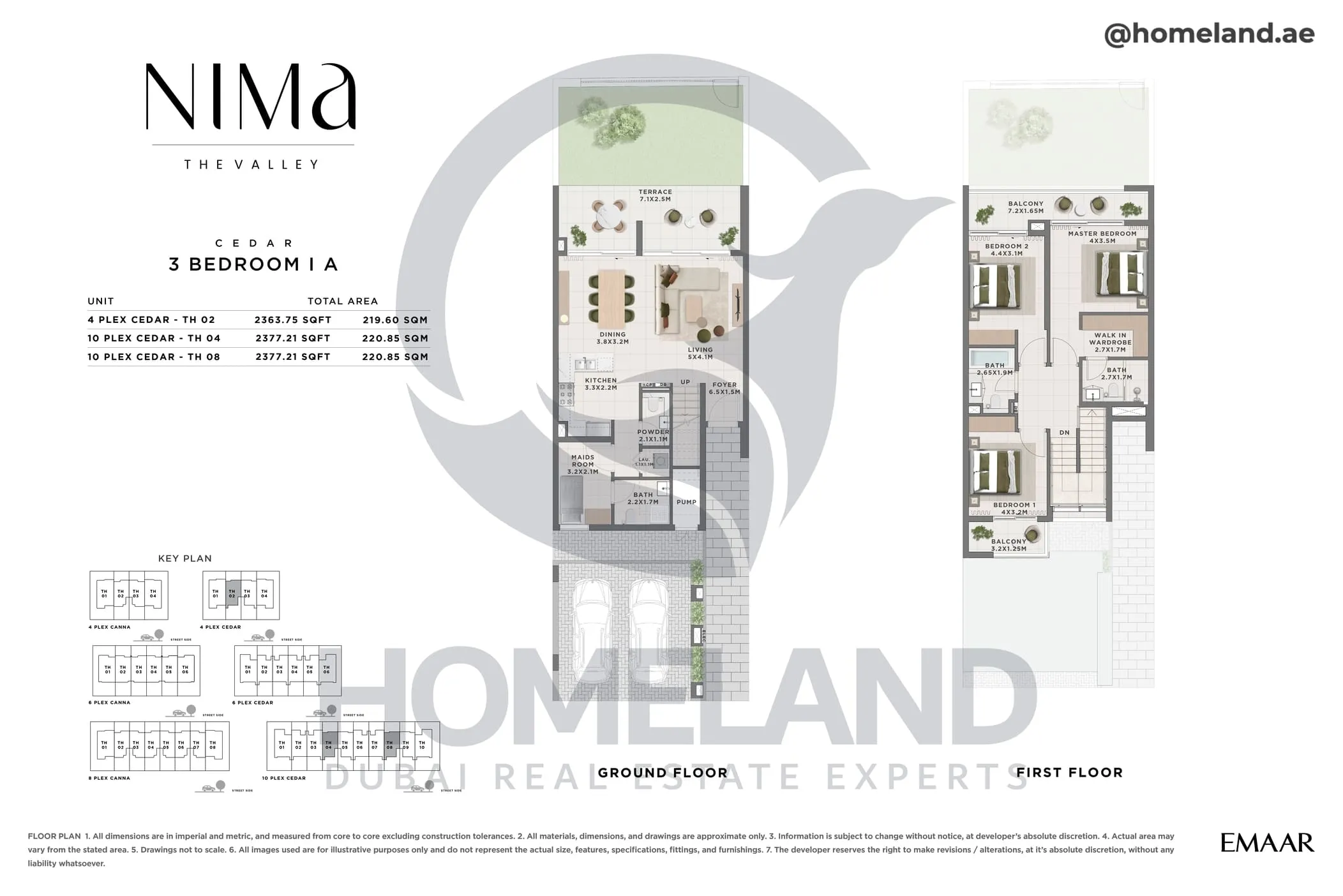 Nima, Cedar, 3 BR, Type A, Unit 4 Plex Cedar TH 02 - 10 Plex Cedar TH 04 - 10 Plex Cedar TH 08, 2377 SQFT