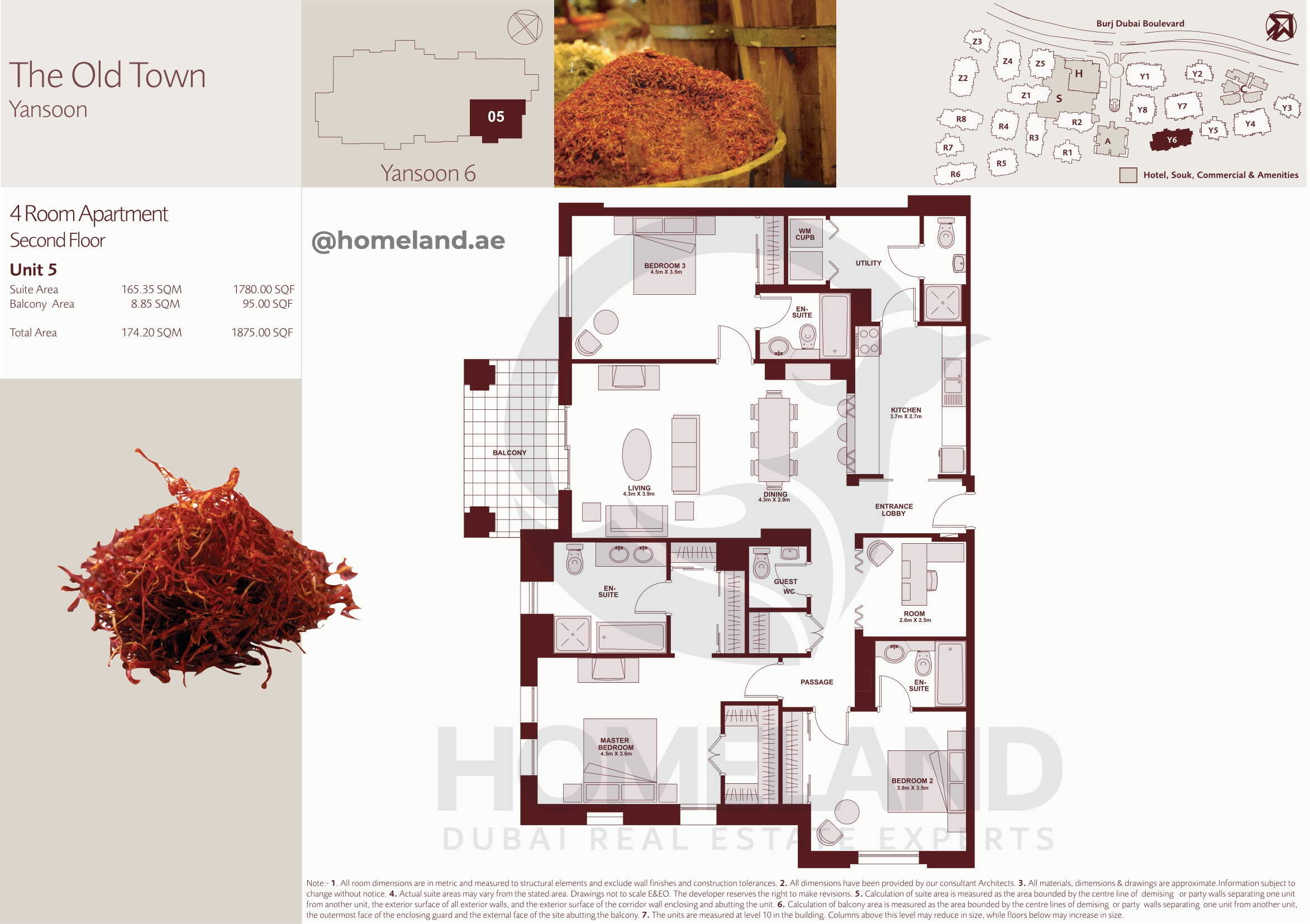The Old Town Yansoon 6, Second Floor, 4 BR, Unit 5, 1875 SQFT
