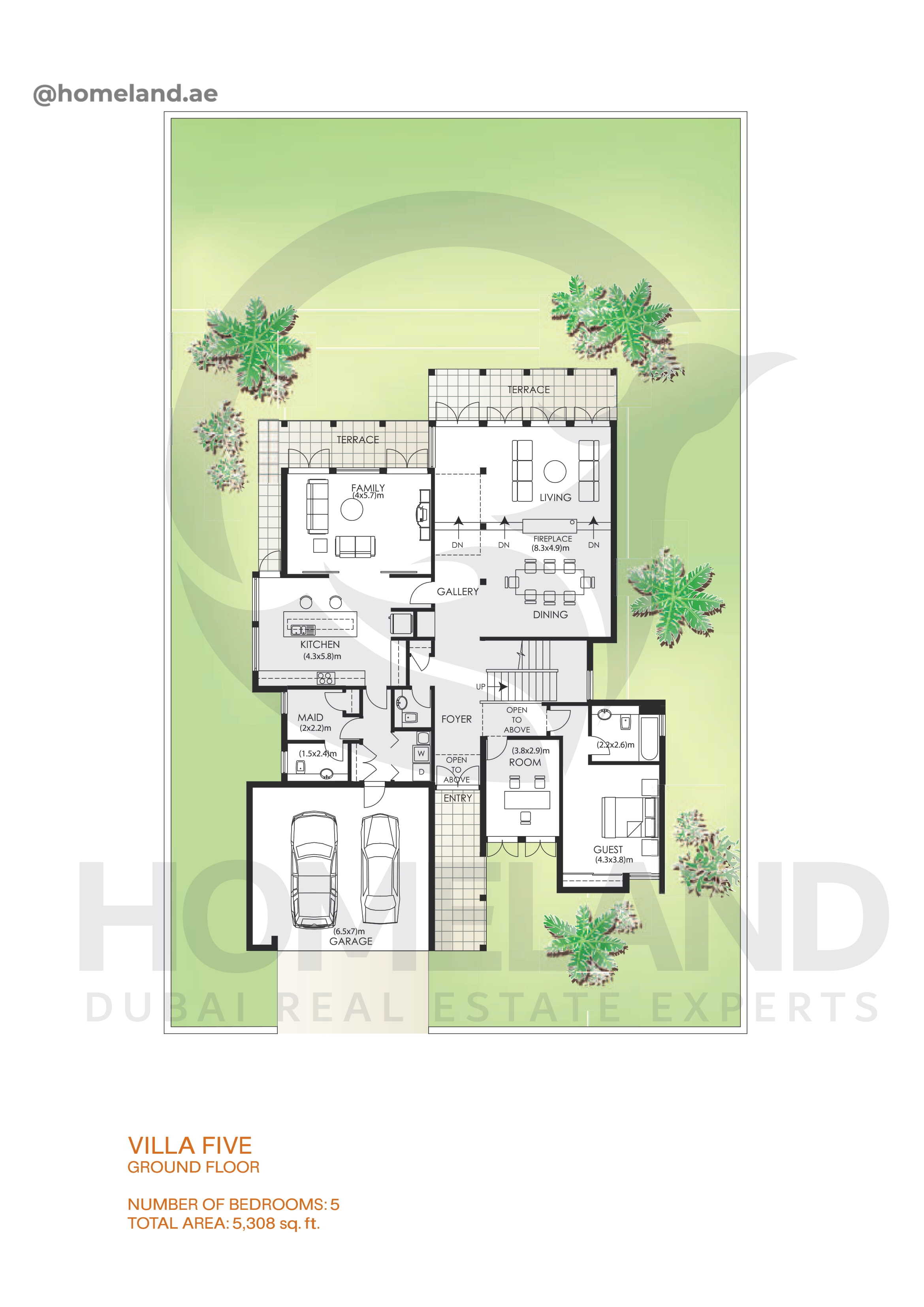 Savannah, Villa Five, 5 BR, 5308 SQFT, Ground Floor