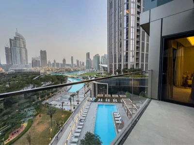 Burj Khalifa and Fountain View Residence 