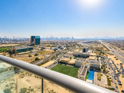 Lake & Skyline Views | Furnished | Vacant |Balcony
